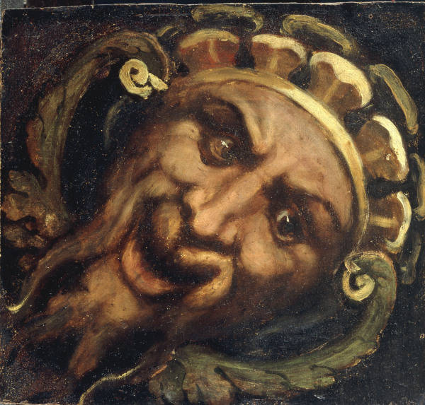 Titian / Satyr Mask / Paint./ c.1541/44 de 