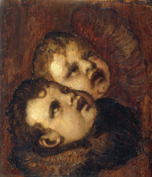 Titian / Heads of Two Angels / Paint. de 