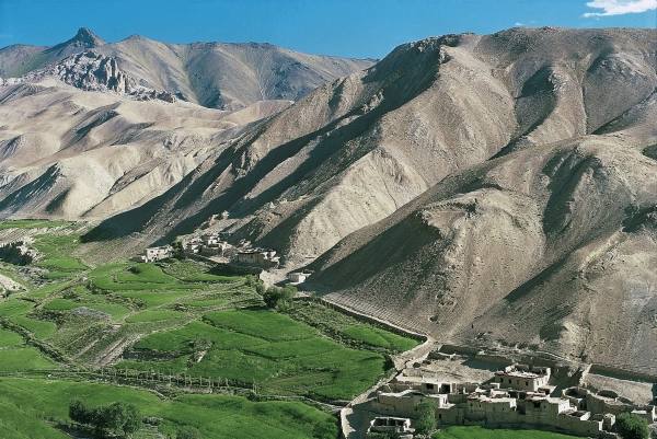 Typical Ladakhi settlement (photo)  de 
