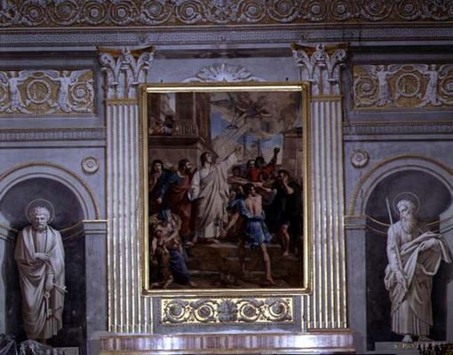 The 'Cappella Paolina', view of the altar wall, designed by Carlo Maderno (1556-1629) 1617 (photo) de 