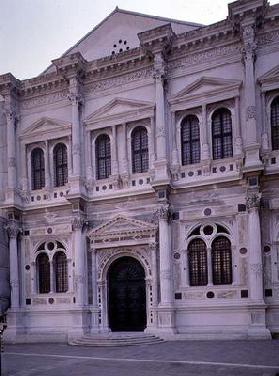 The Facade, begun by Pietro Buon and completed by Antonio Scarpagnino (1465/70-1549) in 1536 (photo)