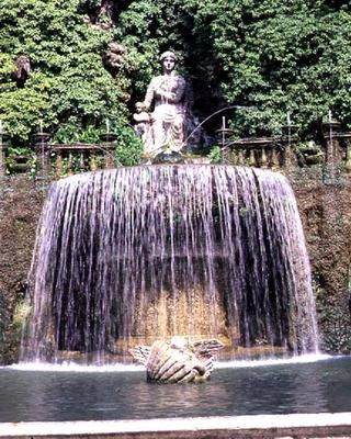 The 'Fontana Ovale' (Oval Fountain) detail, designed by Pirro Ligorio (c.1500-83) for Cardinal Ippol de 
