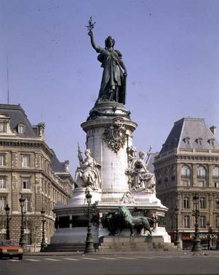 The Republic, 1879-83 (stone and bronze) de 