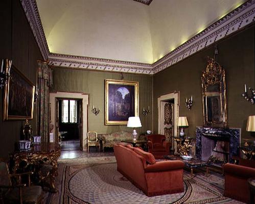 The 'Salotto Verde' (Green Room) designed for Cardinal Pietro Aldobrandini by Giacomo della Porta (1 de 