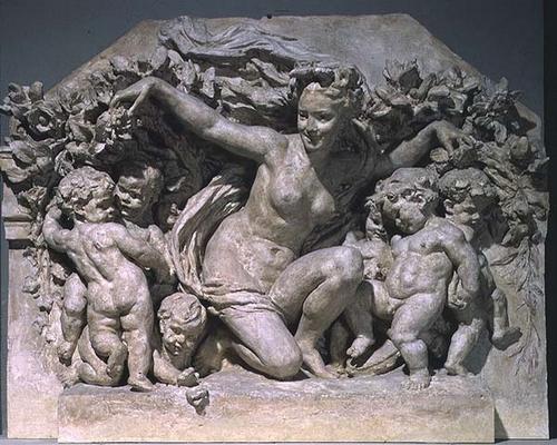 The Triumph of Flora by Jean-Baptiste Carpeaux (1827-75) (plaster) de 