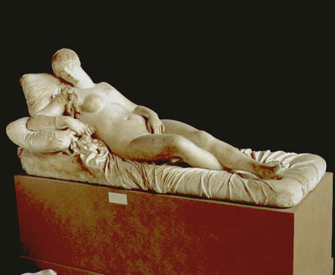 The Venus of Titian, sculpture by Lorenzo Bartolini (1777-1850) (plaster) de 
