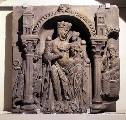 The Virgin of Fontfroide (stone) de 