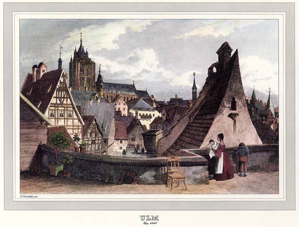 Ulm um 1840 / H. Schönfeld de 