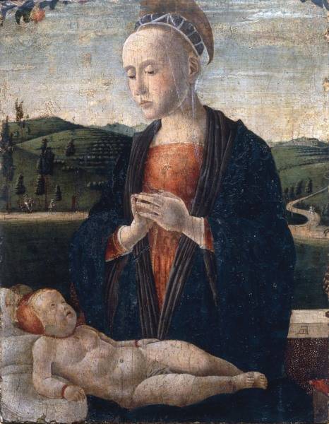 Mary with Child / Ital.Paint./ C15th de 