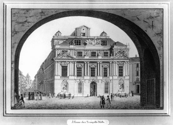 Vienna / Old University / Etching / 1825 de 