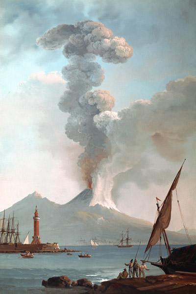 Vesuvius / Eruption in 1822 / Painting
