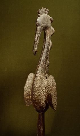 Vogelfigur, Baga, Guinea / Holz