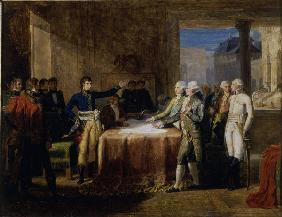 Revolutionary Wars: Preliminary Peace of Loeben between France and Austria, 18 Apr. 1797. - Napoleon