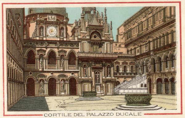 Venice, Doges Palace, Inner court de 