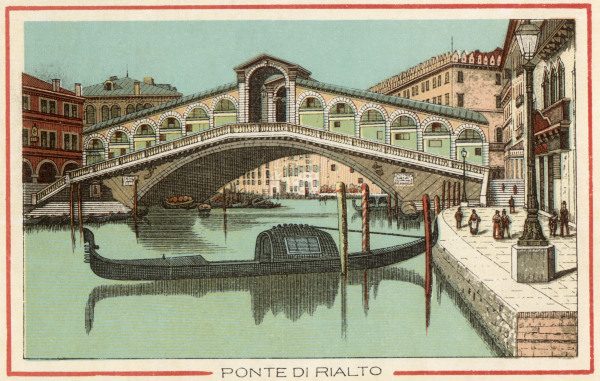 Venice, Rialto-Bridge de 