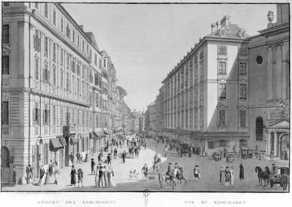 Vienna, Kohlmarkt /Aquatint/Schuetz/1786 de 