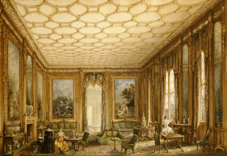 View Of A Jacobean-Style Grand Drawing Room de 