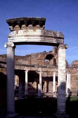 View of a colonnade, Roman, 2nd century AD (photo) de 