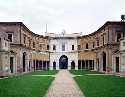 View of the courtyard facade, designed by Giacomo Vignola (1507-75) 1551-55 (photo) de 