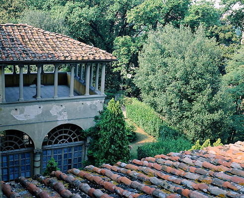 View of the Loggia from the South West, Villa Medicea di Careggi (photo) de 