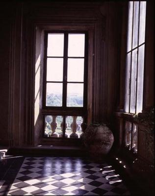 View of the windows on the staircase (photo) de 