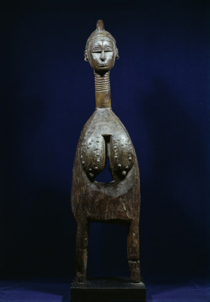 Weibl. Figur, Baga, Guinea / Holz de 