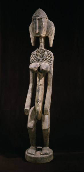 Weibliche Ahnenfigur, Bamana, Mali/Holz de 