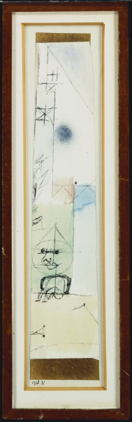 Young Pierrot, 1918 (w/c, pen & black ink on paper laid down on board)  de 