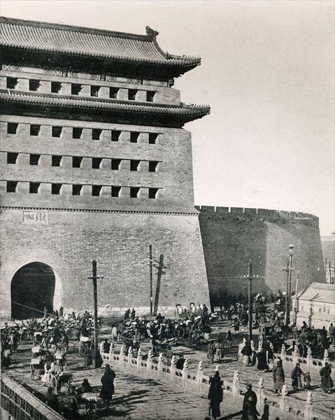 Zhengyangmen, traditionally called ''the Front Gate'', Beijing, illustration from ''Le Monde Illustr de 