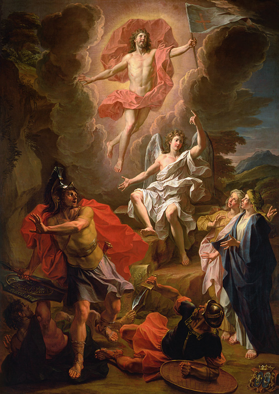The Resurrection of Christ, 1700 (oil on canvas) de Noel Coypel