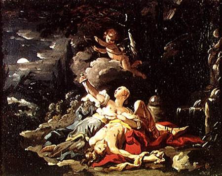 Pyramus and Thisbe de Noël Hallé
