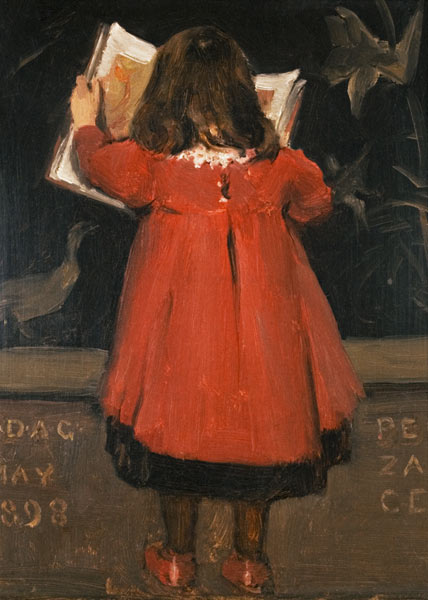 Portrait of the Artist's daughter, Alethea Garstin de Norman Garstin