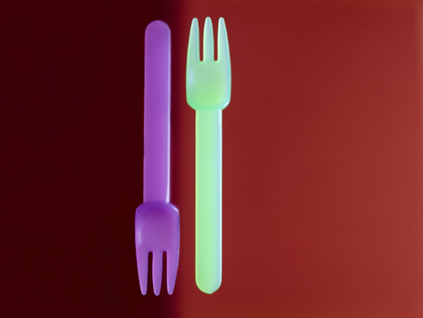 Two Forks (Rothko) 2002 (colour photo)  de Norman  Hollands
