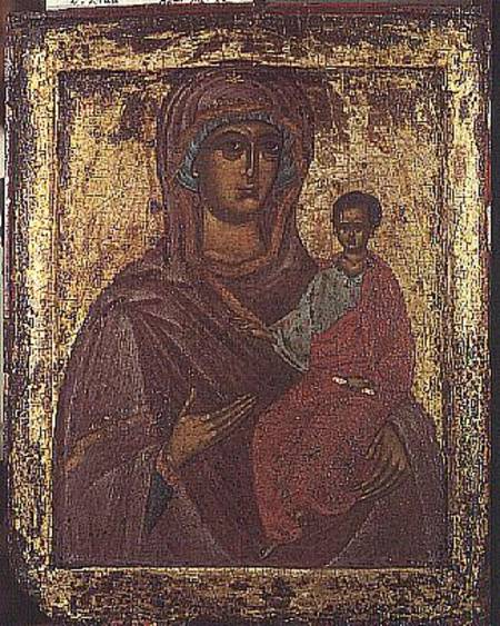 Icon of the Blessed Virgin de Novgorod School