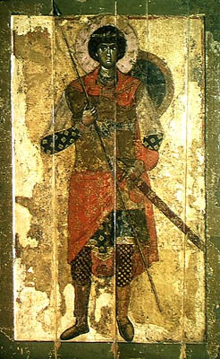 Icon of St. George de Novgorod School