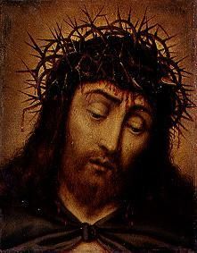 Cabeza de Cristo con corona de espinos de Oberitalienisch