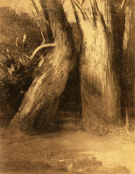 Two Trees de Odilon Redon