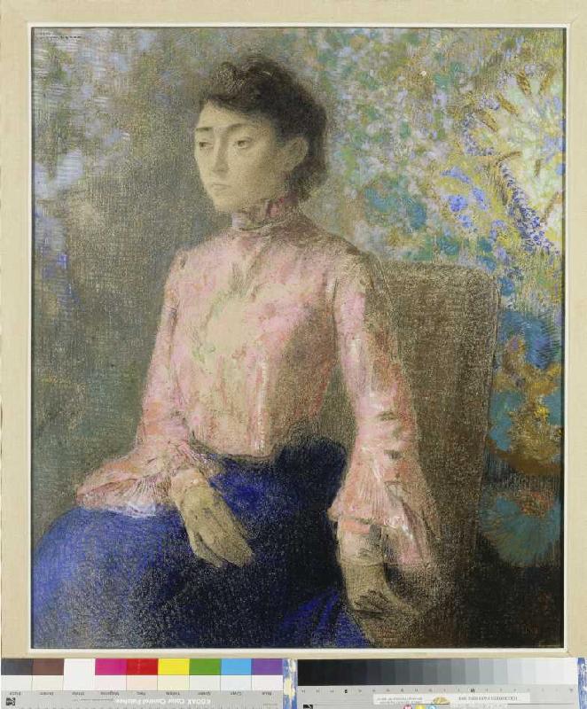 Portrait the Mlle Chaire de Odilon Redon