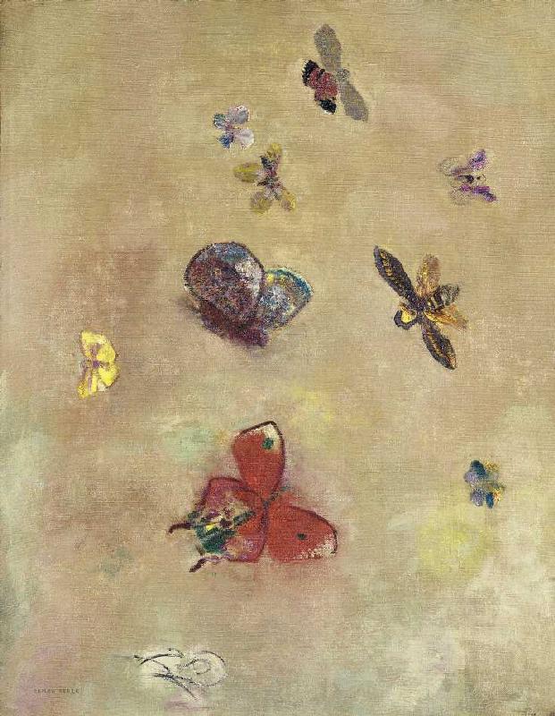 Papillons (Schmetterlinge) de Odilon Redon
