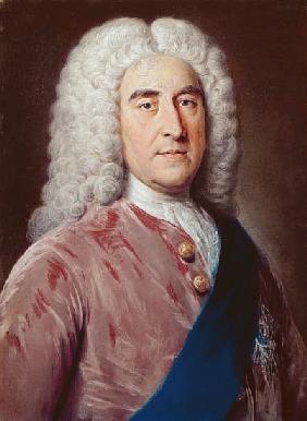 Portrait of Thomas Pelham Holles (1693-1768)f Newcastle under Lyme,