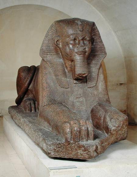 Large sphinx, from Tanis de Old Kingdom Egyptian