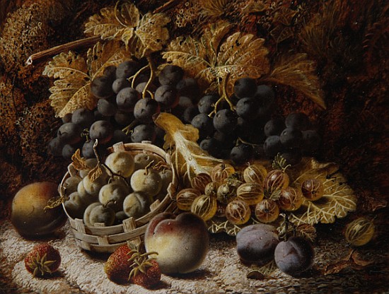 Still Life of Fruit de Oliver Clare