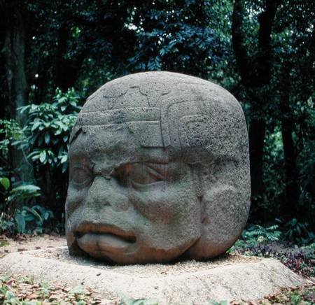 Colossal Head 4, preclassic de Olmec