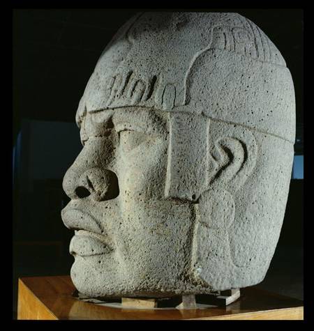 Colossal Head 4 from San Lorenzo, Veracruz, Mexico, preclassic de Olmec