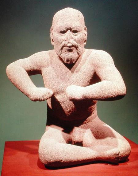 Figurine of a wrestler de Olmec