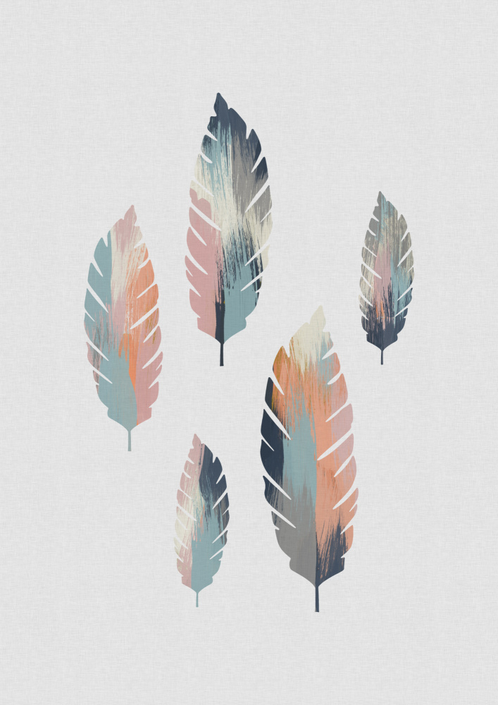 Pastel Leaves de Orara Studio