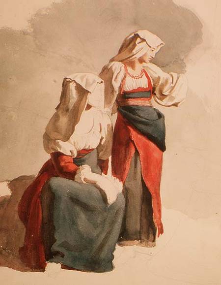 Italian Peasant Girls de Orest Adamovich Kiprensky