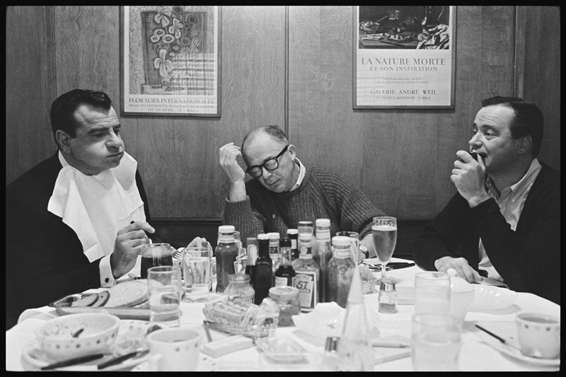Walther Matthau, Billy Wilder and Jack Lemmon on the set of The Fortune Cookie de Orlando Suero
