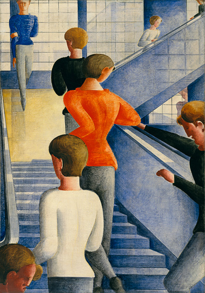 Las escaleras en la bauhaus. de Oskar Schlemmer