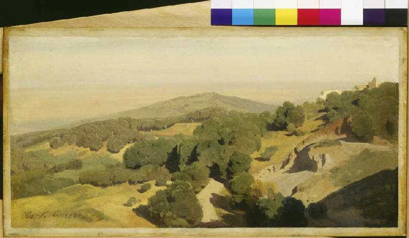 Sabiner Berge bei Tivoli de Oswald Achenbach